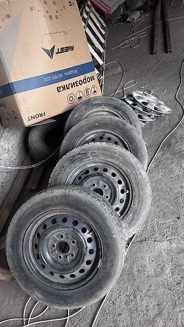thindiag 2: Колеса в сборе 205 / 65 / R 15, Лето, Б/у, Комплект, Железные, отверстий - 6 — 6