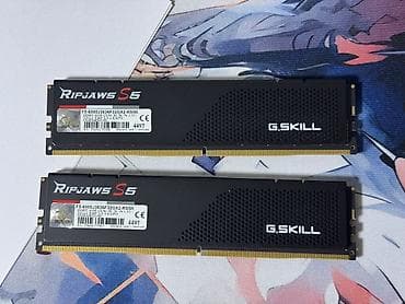 life network system: DDR5 64GB (32+32) 6000MHz. XMP+EXPO. G-SKILL RIPJAWS — 2