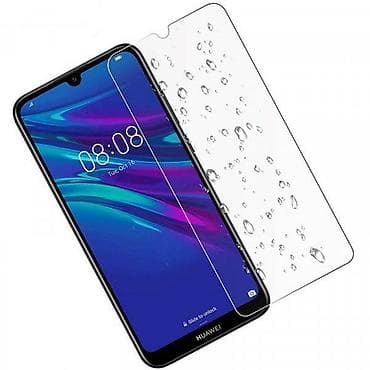Защитное cтекло на Huawei Y6 Pro (2019), размер 6,7 см х 14,8 см