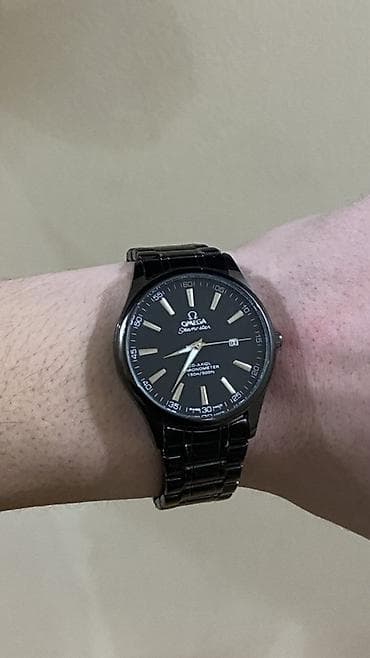 active 2: Часы Omega Seamaster (кварцевые/автомат не указан) с черным — 4