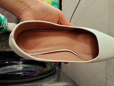 trap star: Туфли-лодочки женские, белые - Классическая модель на тонком — 7