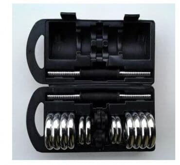 набор гантель в чемодане flexter: Гантели Набор состоит из двух гантелей общим весом 20 кг. Удобная — 1