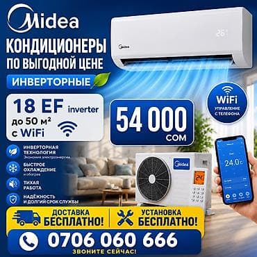 Инверторные кондиционеры Midea - Модель: 18 EF inverter - Площадь