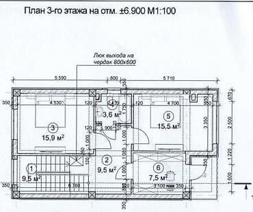 связи с переездом: Таунхаус, 233 м², 8 комнат, Собственник, ПСО (под самоотделку) — 5