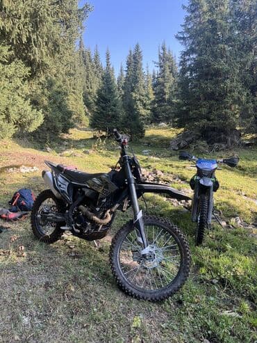 купить новый мотоцикл в бишкеке: Эндуро/мотокроссовый мотоцикл Zuumav (черно‑серый). Основные — 6