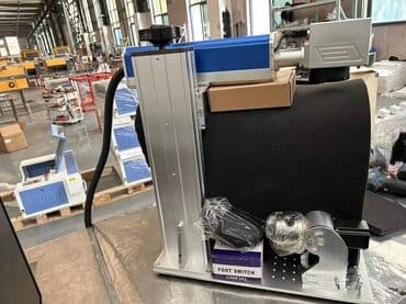 оборудование для сублимации на ткани: Оптоволоконный лазер Raycus Q 30 watt Размер рабочий площади 100/100мм — 2