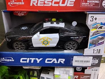 Игрушечный полицейский автомобиль City Car 1:18 - Масштаб: 1:18 - at lalafo.kg Игрушечный полицейский автомобиль City Car 1:18 - Масштаб: 1:18 -