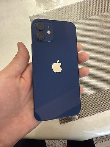 ремонт iphone 12: IPhone 12, Б/у, 128 ГБ, Синий, Зарядное устройство, Защитное стекло, Чехол, 74 % — 1