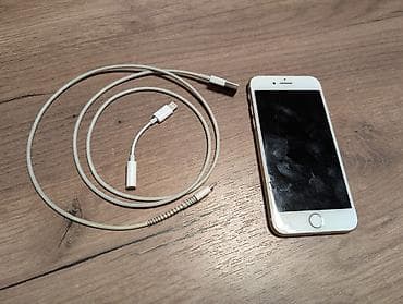 IPhone 8, Б/у, 64 ГБ, Rose Gold, Кабель, 96 %