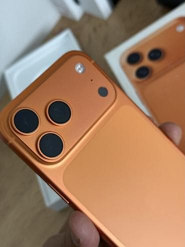 one plus 10: IPhone 17 Pro Max, Б/у, 256 ГБ, Оранжевый, Чехол, Коробка, Кабель, 99 % — 4