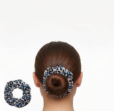 Резинка для волос - узор леопардовый. МАТЕРИАЛ: Бархат РАЗМЕРЫ