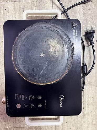Техника и электроника: Электрические плиты, Midea, Настольная, Сенсорная — 1