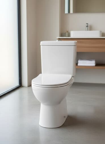 Унитаз Напольный, Материал: Фарфор