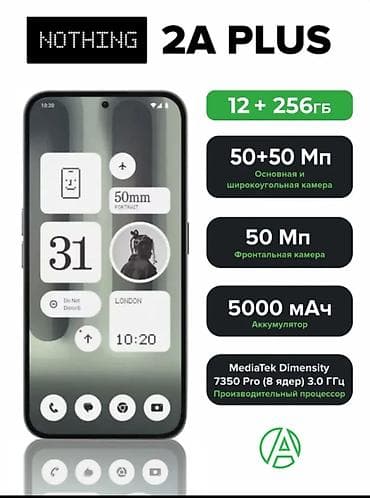 nikon z9: Nothing, Phone 2A Plus, Б/у, 256 ГБ, цвет - Черный, 2 SIM — 2