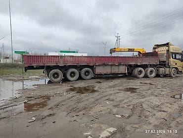 Полуприцеп-бортовой (площадка) для тягача - Тип: полуприцеп с