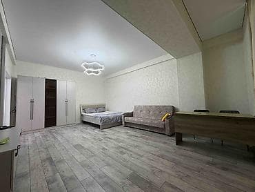 flat osh: 1 комната, Ала-Арча ж/м Агентство недвижимости, Без подселения, от 1 года, С мебелью — 9