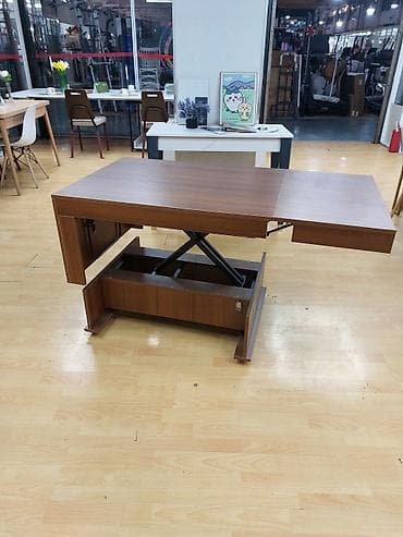 столы низкие: Журнально-обеденный стол "Стамбул" Длина: 92/175 Ширина: 70 Высота — 4