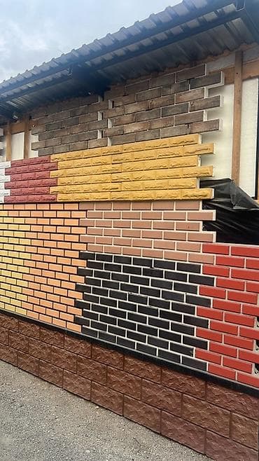 плита световой волны: Фасад дома фасадные работы клинкер Бишкек Сары таш Бишкек термопанели — 3