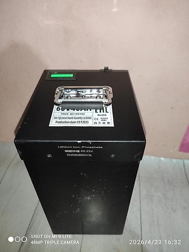 батарея лиф: Литий-железо-фосфатный аккумулятор (LiFePO4) 60В 40А·ч⚡ — 5