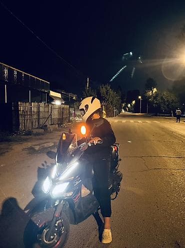 скутер стрекоза: Скутер с доработанной светотехникой и внедорожными шинами. Основные — 5