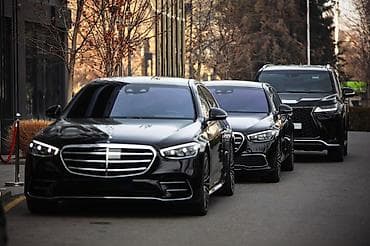 арендага машине: Мерседес W223 S580 Long 2021 года. Услуги трансфера по городу Бишкек — 3