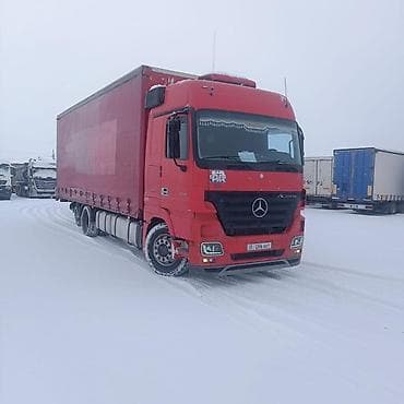 Унаа: Грузовой автопоезд Mercedes-Benz Actros с тентованными полуприцепом и — 2