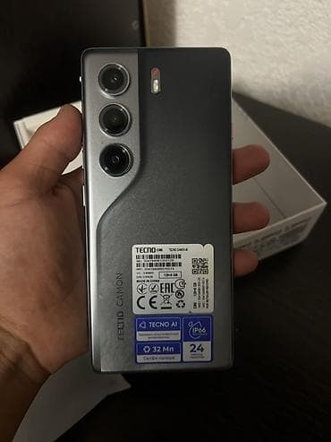 пиксель 10: Tecno Camon 30, Новый, 128 ГБ, цвет - Серый, 2 SIM — 3