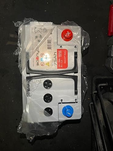Автозапчасти: Аккумулятор для автомобиля 12V - Емкость: 75 Ah - Пусковой ток — 1