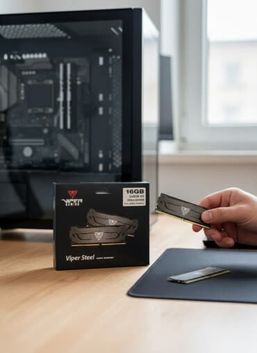 Оперативная память, Б/у, Patriot, 16 ГБ, DDR4, 3200 МГц, Для ПК