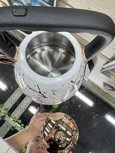 купить чайник тефаль: Чайник со свистком MGFR MR-6055 - Объем: 3,0 л - Тип: чайник для — 6