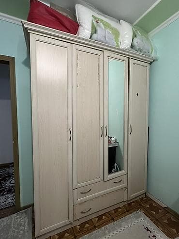 уй эмеректер: Кровать с матрасом и шкафом - Кровать односпальная/полуторная с — 4