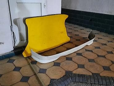 обвесы хонда стрим: Юбка переднего бампера Honda, 2002 г., цвет - Белый — 2