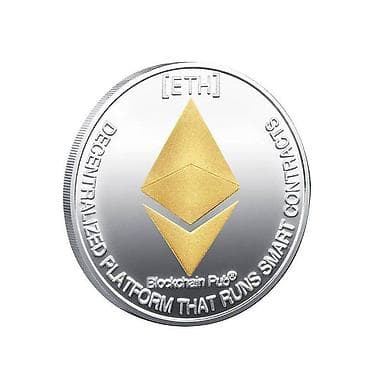 Модемы и сетевое оборудование: Монета Ethereum (ETH) – криптовалюта, сувенирная. Коллекционная — 1