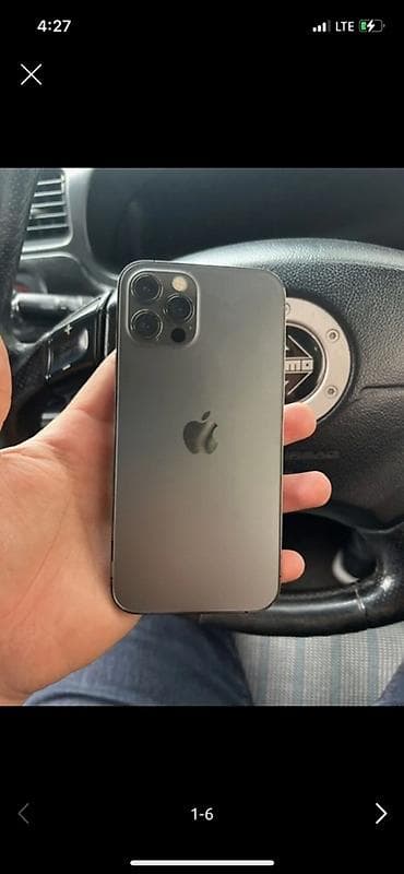 треснул экран: IPhone 12 Pro, Графит, 82 % — 2