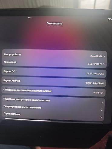 планшет pad: Планшет, Xiaomi, память 256 ГБ, 10" - 11", Wi-Fi, Б/у, Классический цвет - Серый — 5