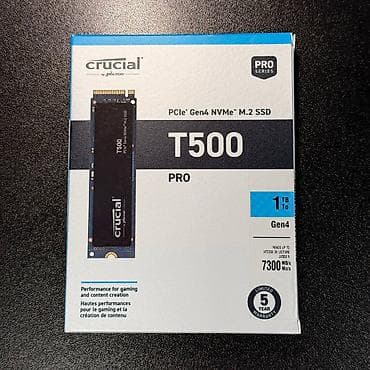 Накопитель, Новый, Crucial, SSD, 1 ТБ, Для ПК