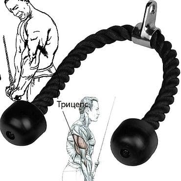 страховачный пояс: Петля для тяги бицепса и трицепса. Новая — 1