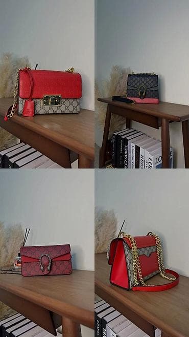 casio g shock: Сумки через плечо в стиле люкс с монограммным полотном и красными — 1