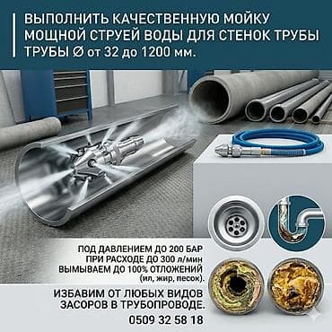 Сантехнические работы: Канализационные работы | Ремонт канализационных труб, Чистка водопровода, Чистка канализационных труб Больше 6 лет опыта — 1