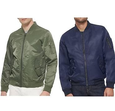 Мужская куртка, L, XL, LeviS, Новый, цвет - Зеленый, Самовывоз