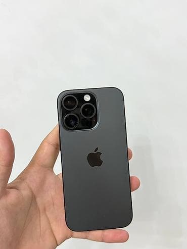 apple 5s iphone: IPhone 16 Pro, Б/у, 512 ГБ, Black Titanium, Кабель, 93 % — 1