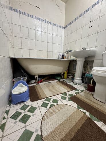 двухкомнатная квартира аламедин 1: 1 комната, 33 м², 105 серия, 6 этаж, Старый ремонт — 6