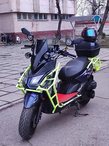 suzuki lets: Макси-скутер Yamaha, 160 куб. см, Бензин, Б/у — 1