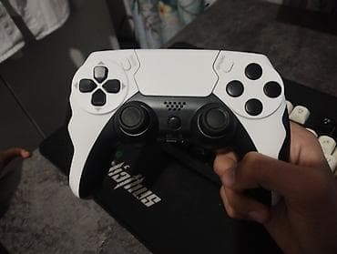 сони плейстейшин 5: Беспроводной геймпад для PlayStation 5 (DualSense), бело‑чёрный — 2