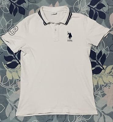 Футболки: Мужское поло U.S. Polo Assn. - Модель: классическое поло с застёжкой — 1