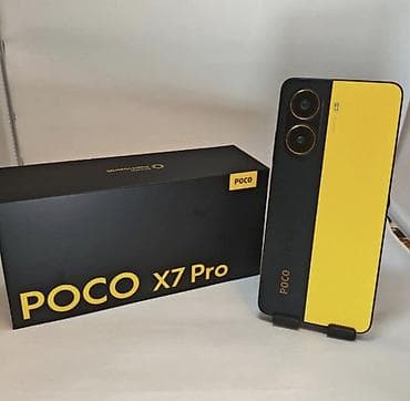 Poco X7 Pro, Колдонулган, 512 ГБ, түсү - Сары, 2 SIM
