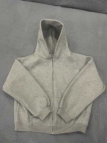 Мужская толстовка, L, Новый, цвет - Серый, Самовывоз, Платная доставка