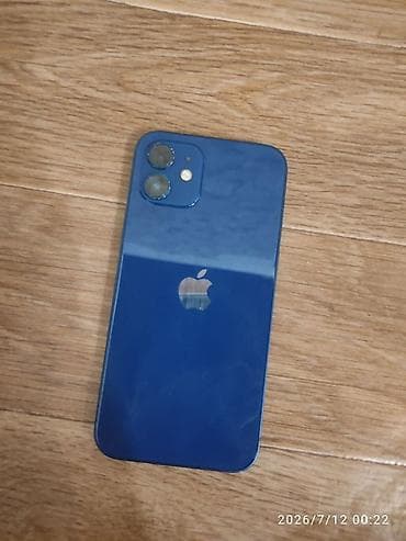 IPhone 12, Б/у, 64 ГБ, Синий, Зарядное устройство, 90 %