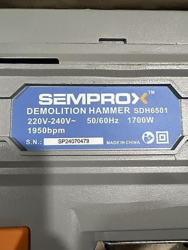 электро пистолет: Отбойный молоток SEMP PROX (электрический) - Тип: сетевой отбойный — 5