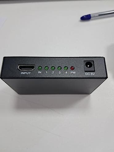 utp кабели: HDMI сплиттер 1x4 (4-Port HDMI 1.4, 1080p) Описание: - Разветвитель — 2